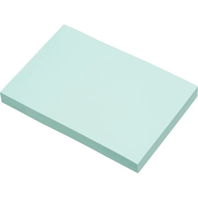 Блок для записей с клеевым краем 76х51 мм Attache голубой (1 блок 100 листов) - фото 3