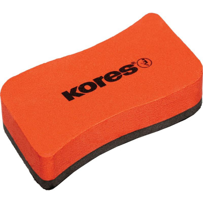 Губка-стиратель для маркерных досок 110х55х20 мм Kores Magnetic Whiteboard Eraser - фото 1