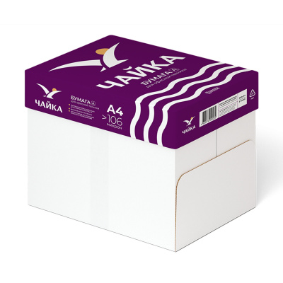 Бумага для офисной техники А4 Чайка (80 г/м², марка А, 500 листов) - фото 2