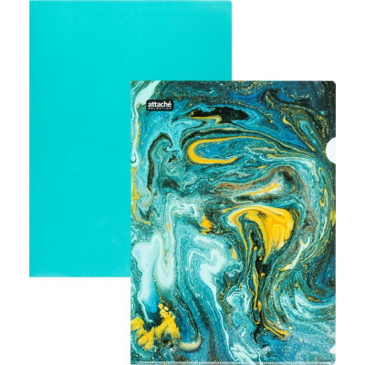 Папка-уголок А4+ 200 мкм Attache Selection Fluid в ассортименте - фото 4