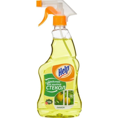 Средство для стекол и зеркал 500 мл Help Лимон - фото 1