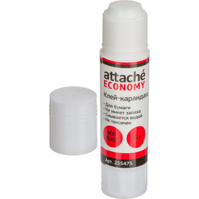 Клей-карандаш 9 г Attache Economy - фото 3