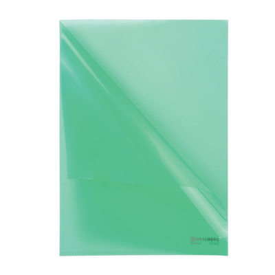 Папка уголок А4 150 мкм Brauberg Strong зеленая - фото 1