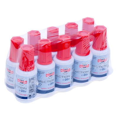 Корректирующая жидкость 20 мл Koh-i-Noor, на быстросохнущей основе, ворсовая кисточка - фото 2