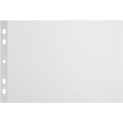 Файл-вкладыш горизонтальный А5 30 мкм прозрачный гладкий Attache (уп. 50 шт) - фото 1