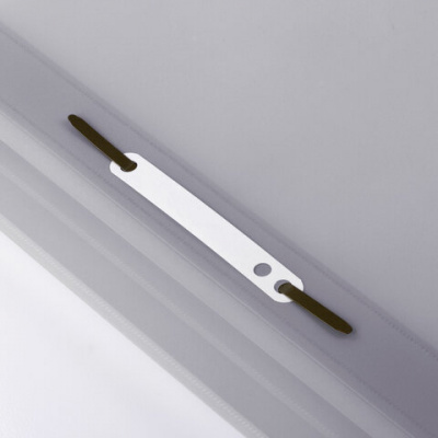 Скоросшиватель пластиковый A4 до 100 листов Brauberg серый - фото 4