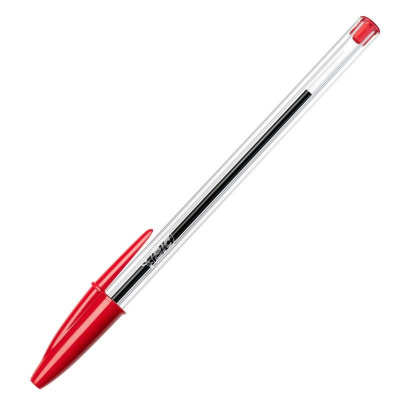 Ручка шариковая BIC Cristal 0.32 мм красная - фото 4