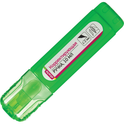 Корректирующий карандаш 10 мл Attache на быстросохнущей основе цвет корпуса в ассортименте, цена, описание, фото 5 Корректирующий карандаш 10 мл Attache на быстросохнущей основе цвет корпуса в ассортименте - фото 5