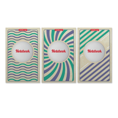 Записная книга 112х181 мм в точку 32 л на скобе Erich Krause Vintage - фото 3