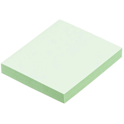 Блок-кубик с клеевым краем 51х51 мм Attache салатовый (1 блок, 100 листов) - фото 6
