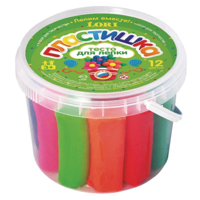 Набор для творчества Тесто для лепки Набор№3 12цветов - фото 1