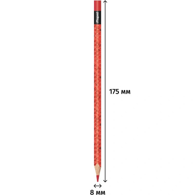 Карандаши цветные 12 цветов трёхгранные Maped COLOR'PEPS ANIMALS - фото 3