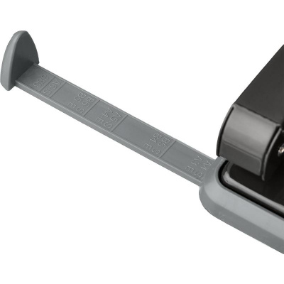 Дырокол до 35 листов Attache черный с блокиратором и линейкой, цена, описание, фото 2 Дырокол до 35 листов Attache черный с блокиратором и линейкой - фото 2