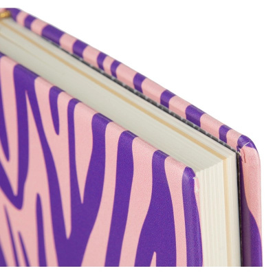 Ежедневник недатированный А5 искусственная кожа 160 л Attache Selection Zebra комбинированный - фото 17