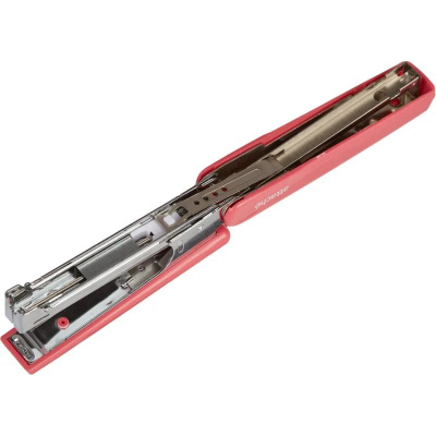 Степлер канцелярский до 12 листов ATTACHE розовый с антистеплером - фото 3