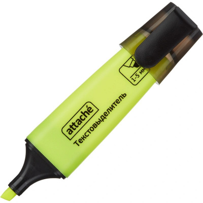 Текстовыделитель желтый Attache Colored (толщина линии 1-5 мм) - фото 6
