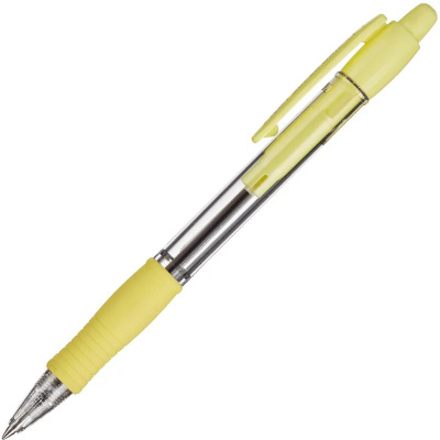 Ручка шариковая автоматическая Pilot BPGP-10R-F Y Super Grip 0.22 мм синяя - фото 4