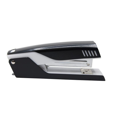 Степлер канцелярский до 20 листов KW-Trio Bravo черный - фото 1