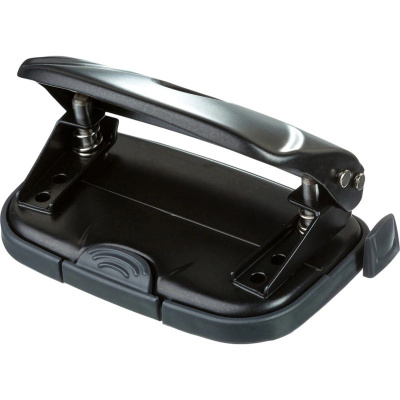 Дырокол до 10 листов Attache Power черный с линейкой - фото 4