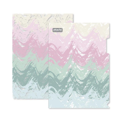 Папка уголок А4 200 мкм Attache Selection Pastel в ассортименте - фото 2