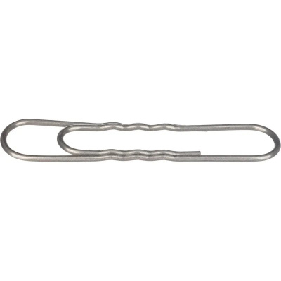 Скрепки канцелярские 50 мм гофрированные металлические без покрытия Attache (уп. 50 шт) - фото 2