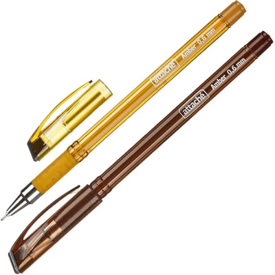 Ручка шариковая Attache Amber 0.6 мм синяя - фото 10