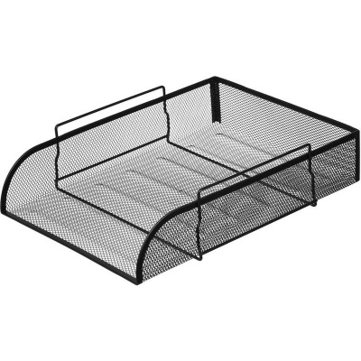 Лоток для бумаг горизонтальный черный Attache - фото 1