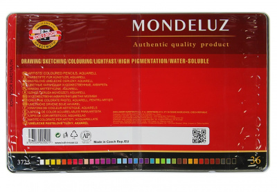 Карандаши акварельные 36 цветов шестигранные Koh-I-Noor - фото 3