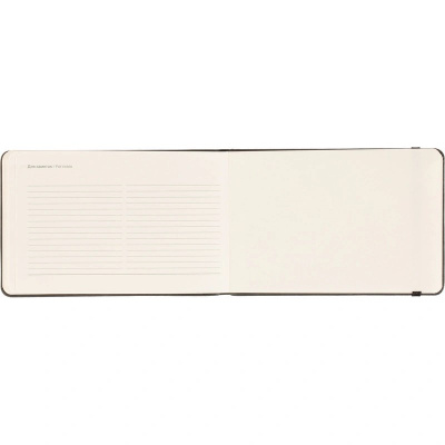 Еженедельник датированный А6 искусственная замша 64 л InFolio Grace чёрный с фиксирующей резинкой - фото 5