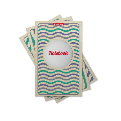 Записная книга 112х181 мм в точку 32 л на скобе Erich Krause Vintage - фото 1