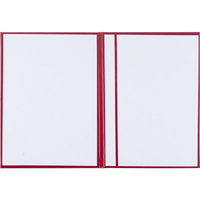 Папка адресная А4 бумвинил с поролоном бордовая - фото 2