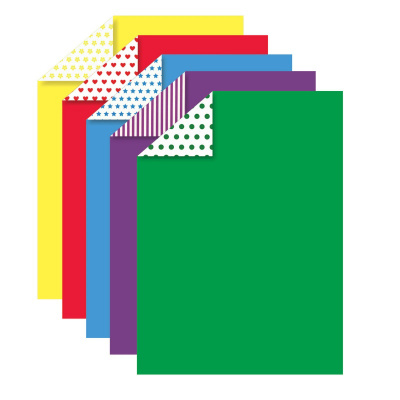 Картон цветной мелованный А4 5 листов 5 цветов двухсторонний Юнландия - фото 4