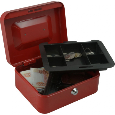 Кэшбокс 90x200x160 мм Klesto MB-2 красный - фото 2