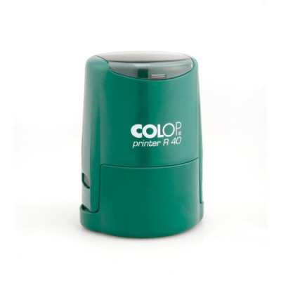 Оснастка для печати круглая 40 мм с крышкой Colop Printer R40 зеленая - фото 2