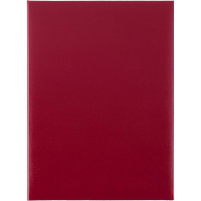 Папка адресная А4 бумвинил с поролоном бордовая - фото 1