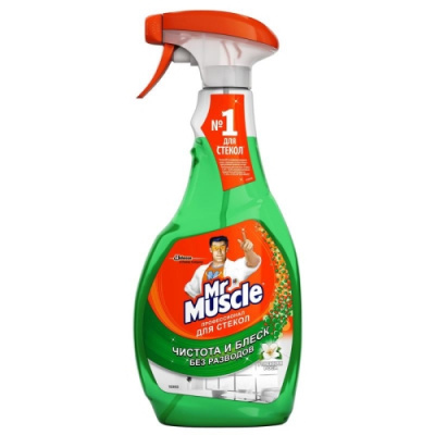 Средство для стекол и зеркал 500 мл Mr. Muscle с нашатырным спиртом - фото 1