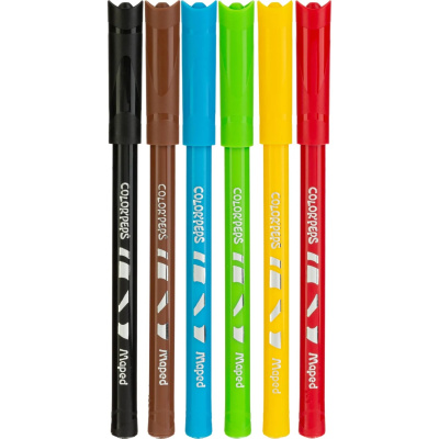 Фломастеры 6 цветов Maped Color'peps ocean - фото 6