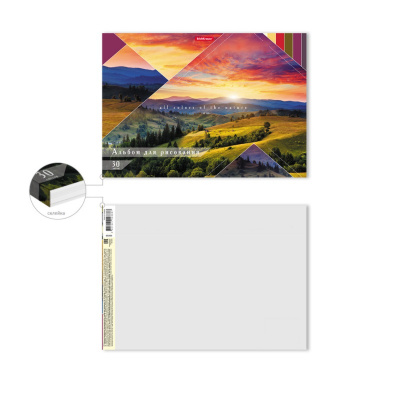 Альбом для рисования А4 30 листов Erich Krause Краски природы - фото 2