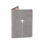 Обложка для паспорта из искусственной кожи серая Кожевенная Мануфактура  - фото 1