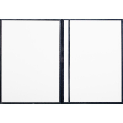 Папка адресная А4 с виньеткой бумвинил с поролоном синяя - фото 2