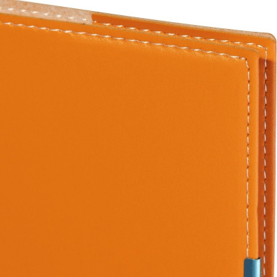 Еженедельник недатированный А6 искусственная кожа 80 л Bruno Visconti Metropol оранжевый - фото 18