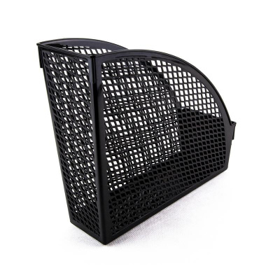 Вертикальный накопитель для бумаг 110 мм пластиковый черный Attache Economy - фото 2