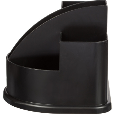 Подставка-органайзер для канцелярских мелочей 5 отделений Attache Авангард черная - фото 3