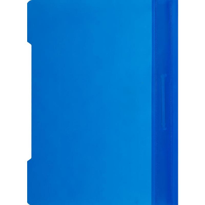 Скоросшиватель пластиковый A4 до 100 листов Attache Elementary Economy синий - фото 2