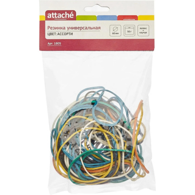 Резинка универсальная 60 мм цветная 50 г - фото 3