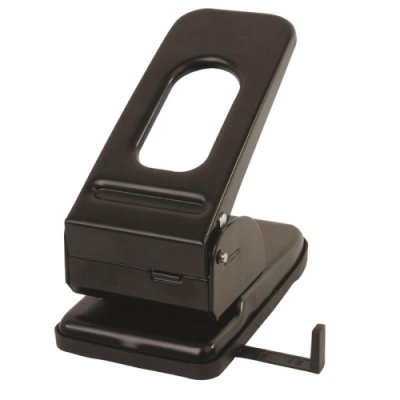 Дырокол до 60 листов Attache Economy черный с линейкой - фото 1