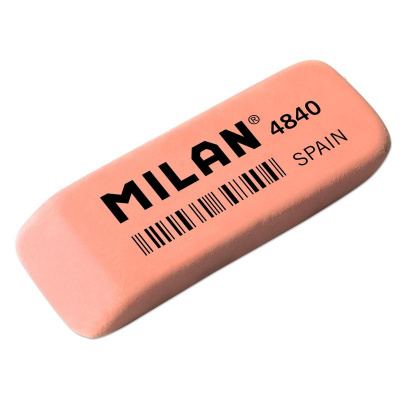 Ластик 52х19х8 мм розовый Milan 4840 - фото 1