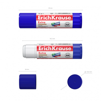 Клей-карандаш 15 г Erich Krause Extra - фото 3