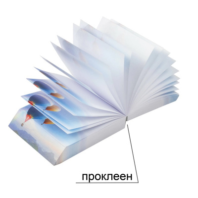 Блок для записей на склейке 90х110х30 мм Brauberg в ассортименте - фото 5