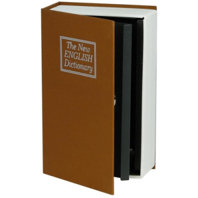 Кэшбокс-книга 115х55х180 мм Onix коричневая, цена, описание, фото 2 Кэшбокс-книга 115х55х180 мм Onix коричневая - фото 2